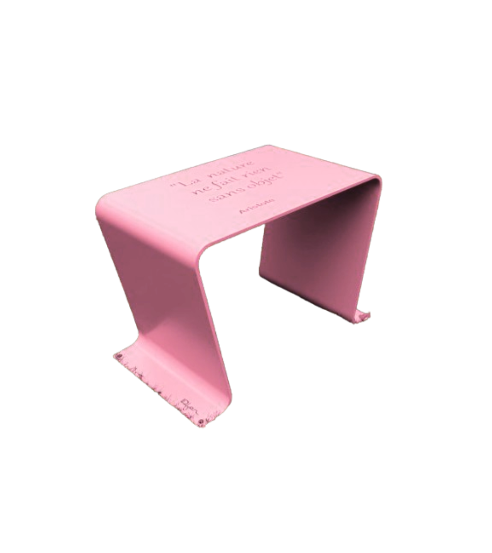 Tabouret haut de gamme en métal design - Urbansteel - IDfer