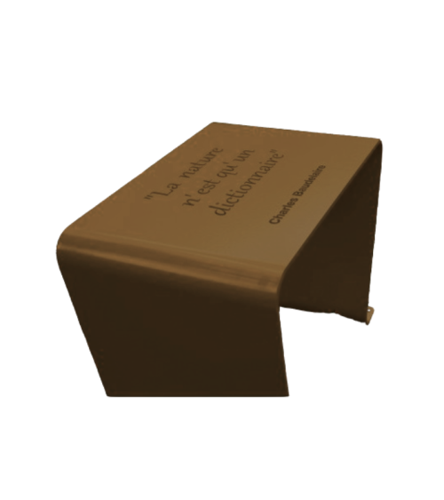 Tabouret haut de gamme en métal design - Urbansteel - IDfer