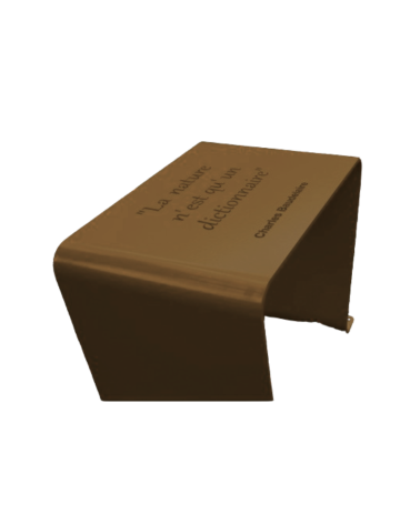 Tabouret haut de gamme en métal design - Urbansteel - IDfer