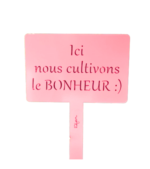 Étiquette de jardin