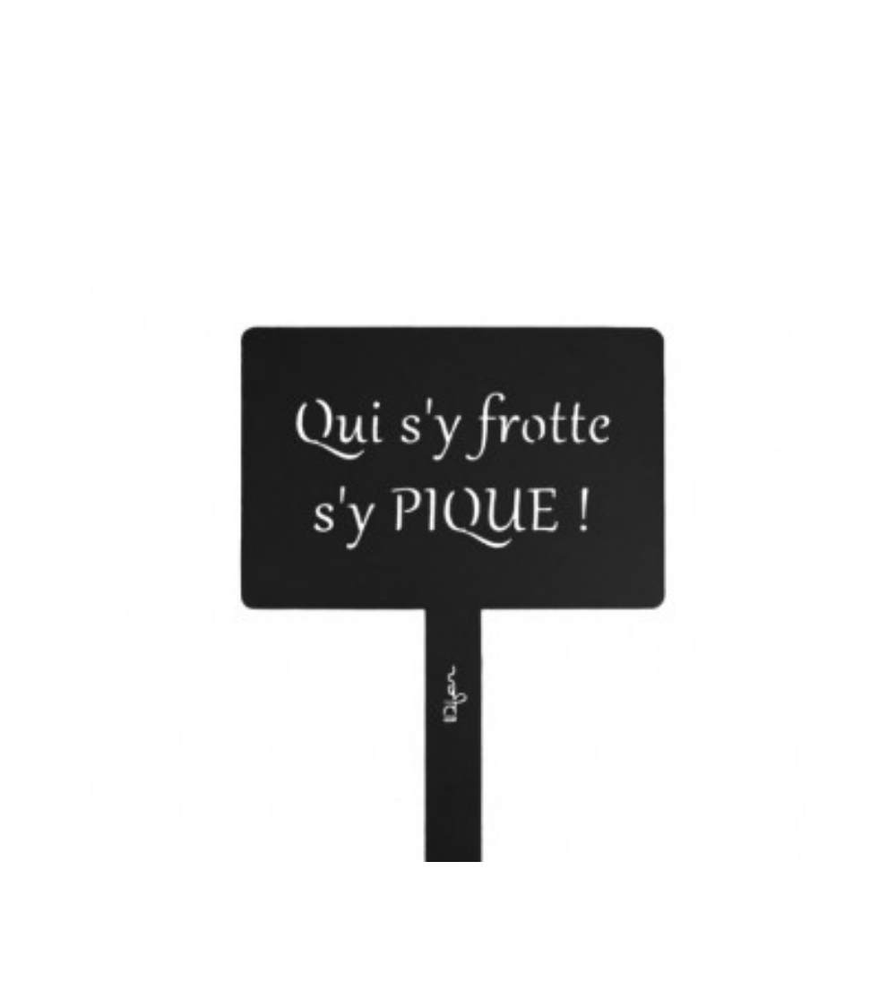 Étiquette de jardin
