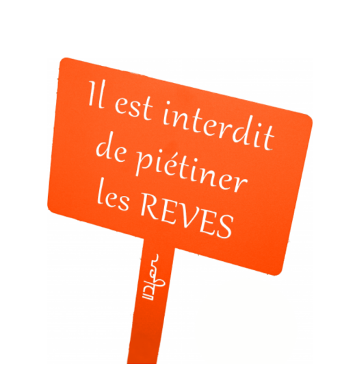 Étiquette de jardin