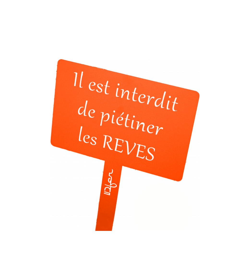 Étiquette de jardin