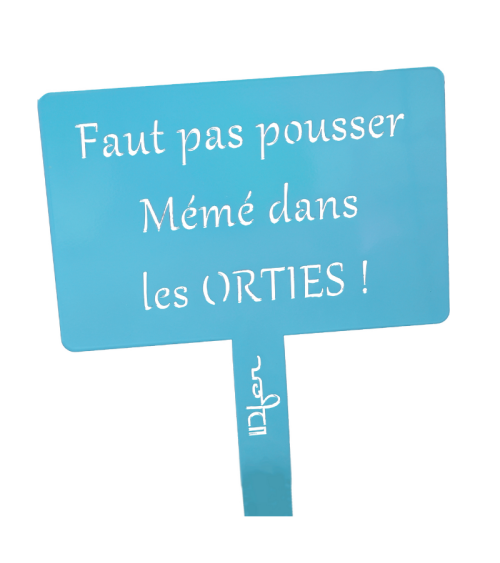 Étiquette de jardin
