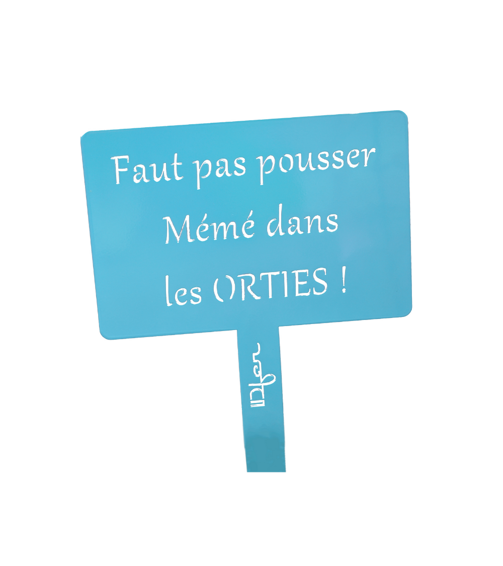 Étiquette de jardin