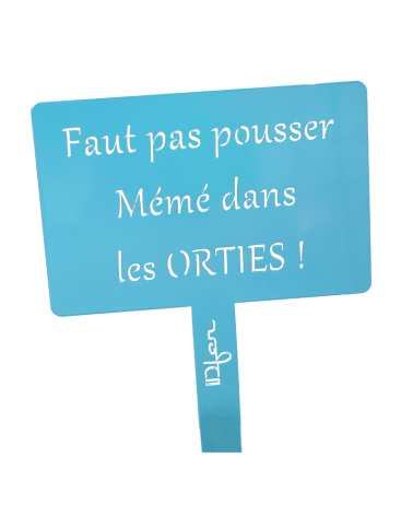 Étiquette de jardin