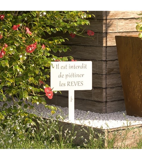 Étiquette de jardin