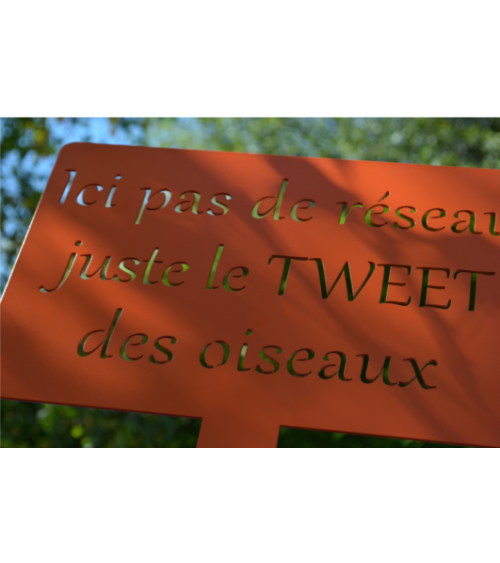 Étiquette de jardin