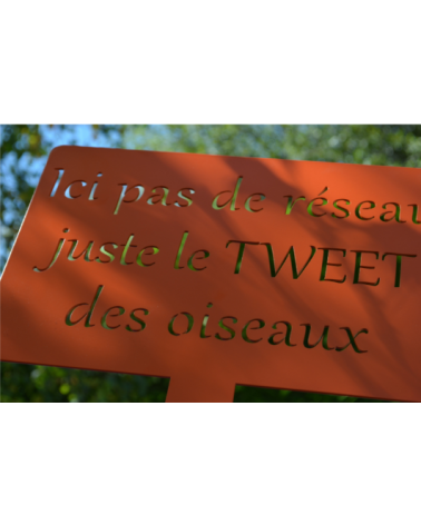 Étiquette de jardin