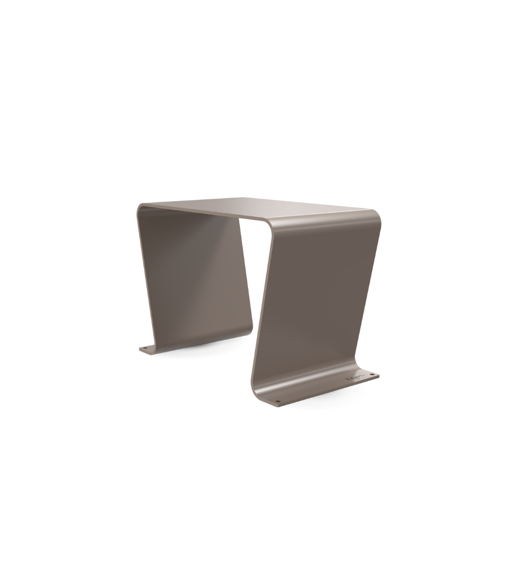 Tabouret haut de gamme en métal design - Urbansteel - IDfer
