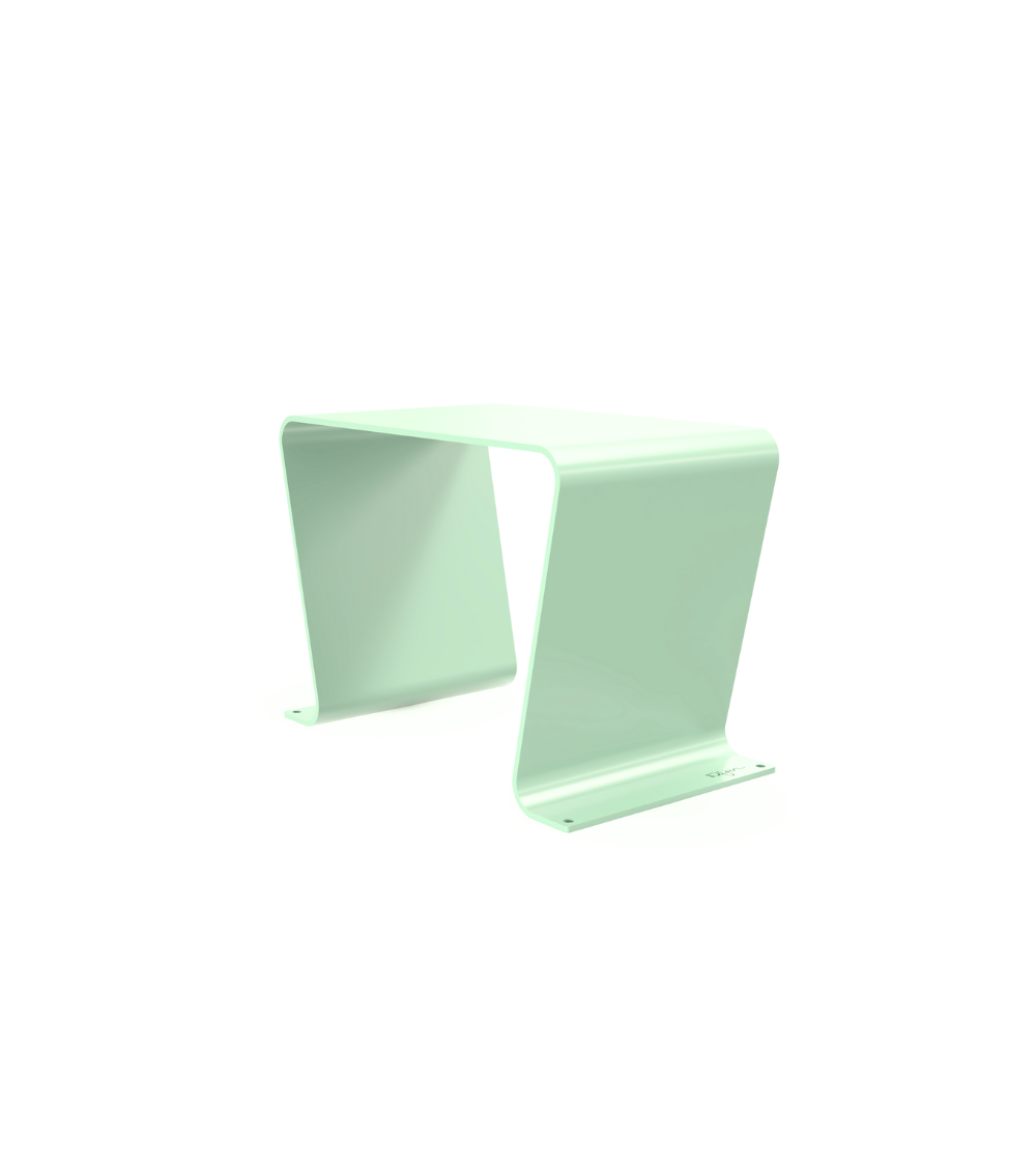 Tabouret haut de gamme en métal design - Urbansteel - IDfer