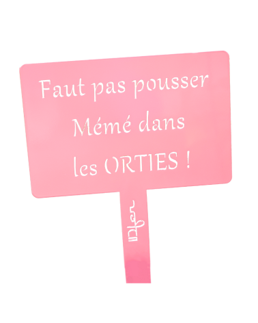 Étiquette de jardin personnalisée - IDfer