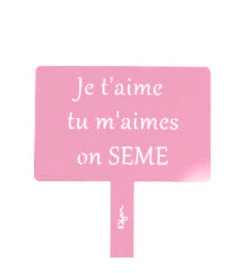 Étiquette de jardin personnalisée - IDfer