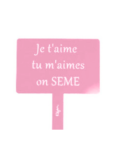 Étiquette de jardin personnalisée - IDfer