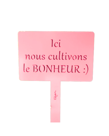 Étiquette de jardin personnalisée - IDfer