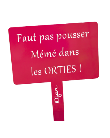 Étiquette de jardin personnalisée - IDfer