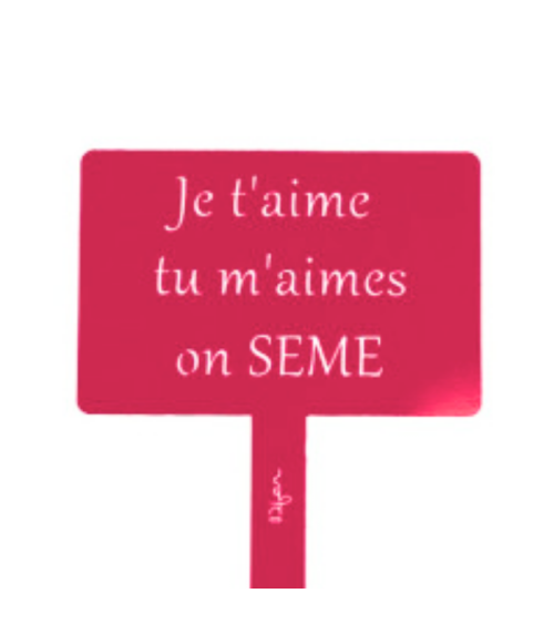 Étiquette de jardin personnalisée - IDfer