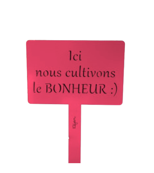 Étiquette de jardin personnalisée - IDfer