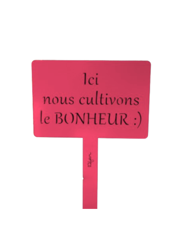 Étiquette de jardin personnalisée - IDfer