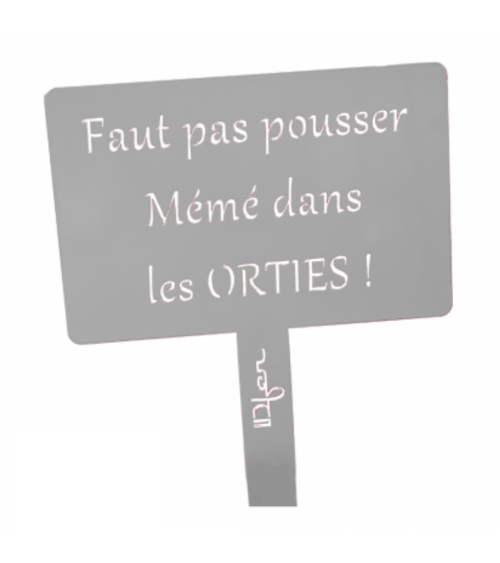 Étiquette de jardin personnalisée - IDfer