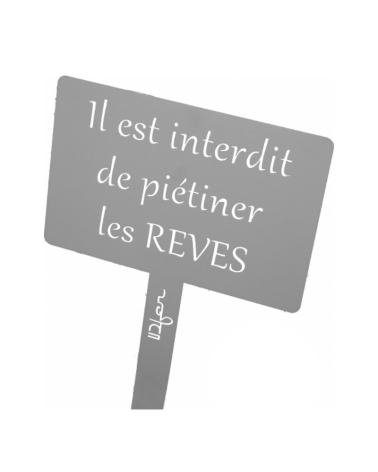 Étiquette de jardin personnalisée - IDfer