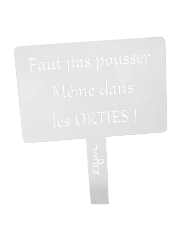 Étiquette de jardin personnalisée - IDfer