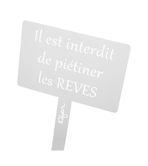 Étiquette de jardin personnalisée - IDfer