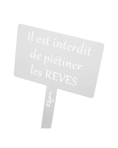 Étiquette de jardin personnalisée - IDfer