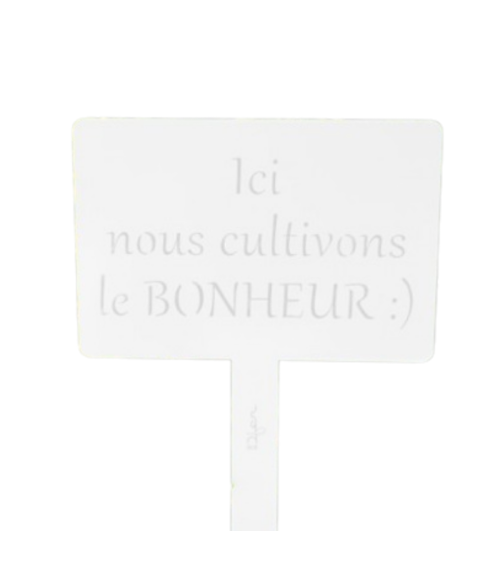 Étiquette de jardin personnalisée - IDfer