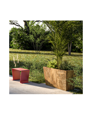 Jardinière peinte