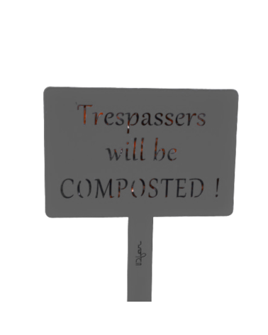 Étiquette de jardin personnalisée - IDfer