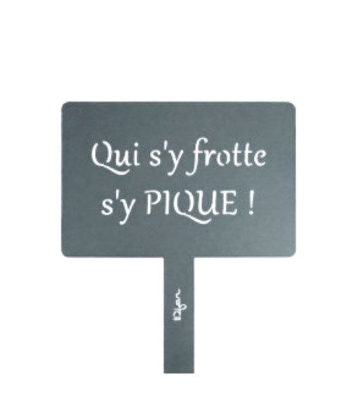 Étiquette de jardin personnalisée - IDfer