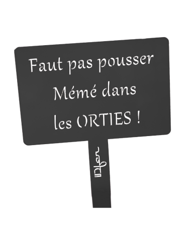 Étiquette de jardin personnalisée - IDfer