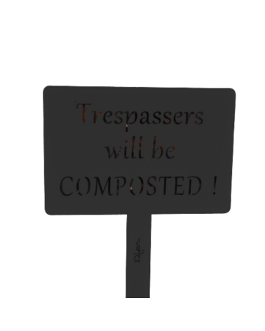 Étiquette de jardin personnalisée - IDfer