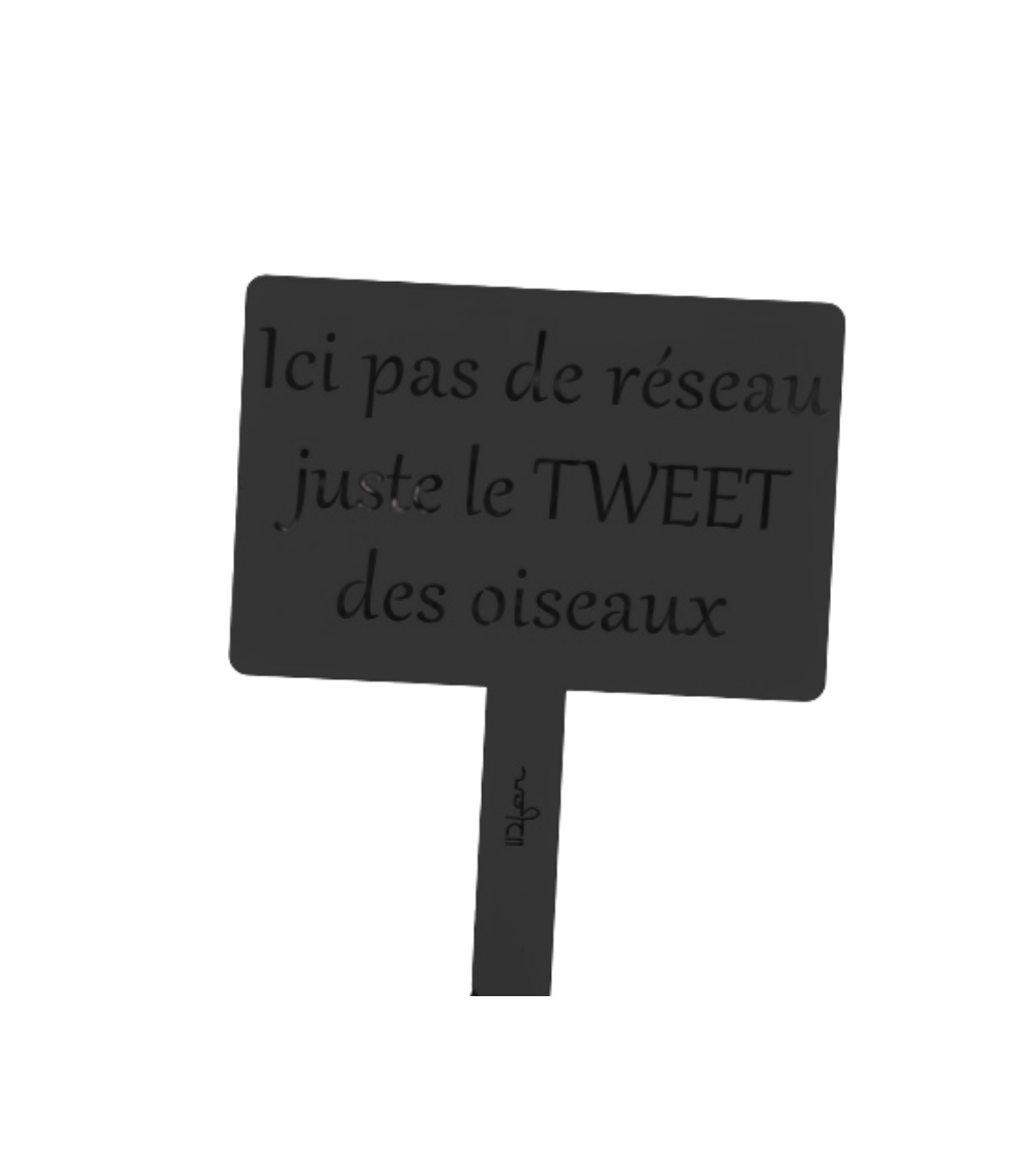 Étiquette de jardin personnalisée - IDfer