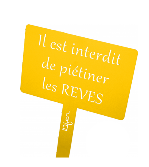 Étiquette de jardin personnalisée - IDfer