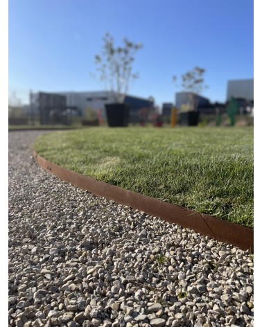 Bordures de jardin en corten