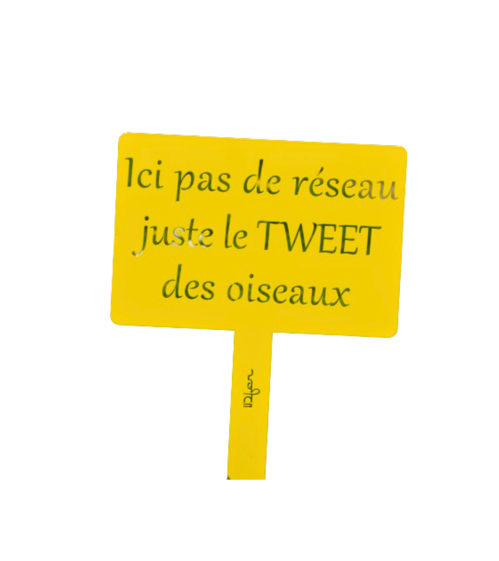 Étiquette de jardin personnalisée - IDfer