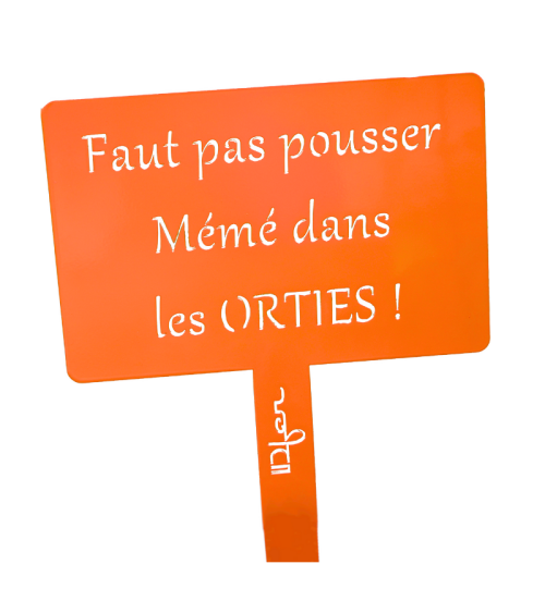 Étiquette de jardin personnalisée - IDfer