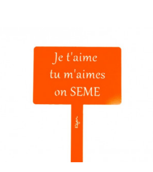 Étiquette de jardin personnalisée - IDfer