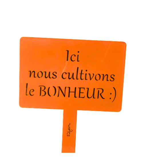 Étiquette de jardin personnalisée - IDfer