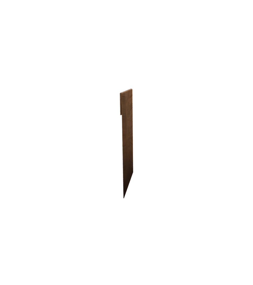 Fixations pour bordures en acier corten