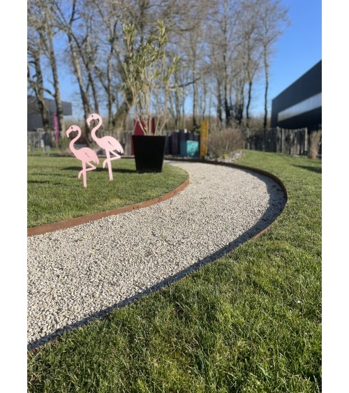 Kit de bordures de jardin en corten