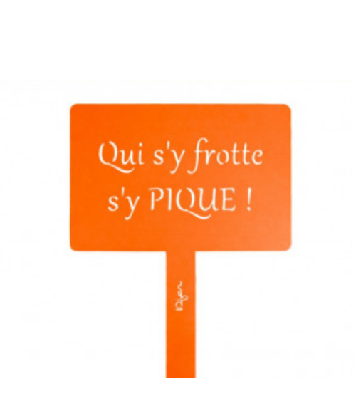 Étiquette de jardin personnalisée - IDfer