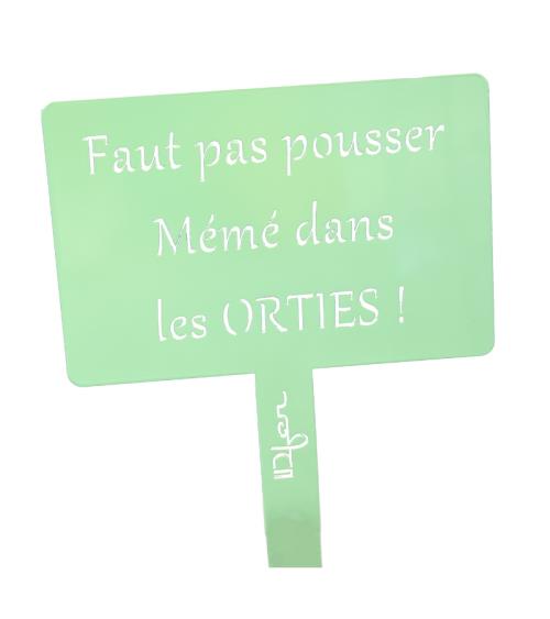 Étiquette de jardin personnalisée - IDfer