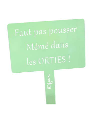 Étiquette de jardin personnalisée - IDfer