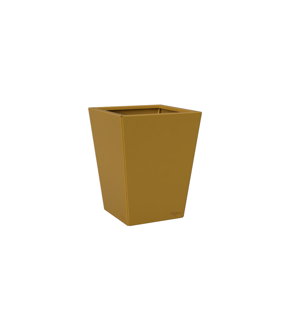 Jardinière carrée en acier thermolaqué – Design | IDfer