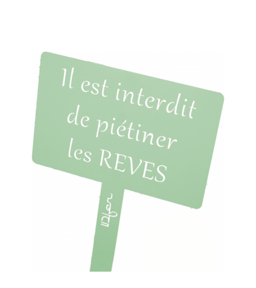 Étiquette de jardin personnalisée - IDfer