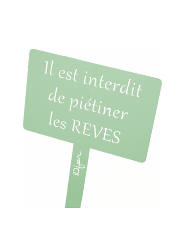 Étiquette de jardin personnalisée - IDfer