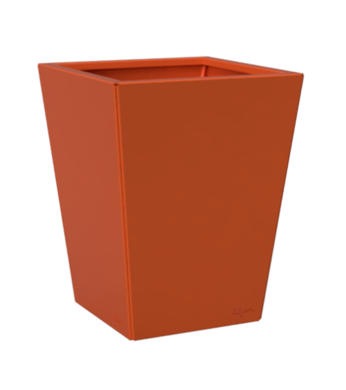 Jardinière carrée en acier thermolaqué – Design | IDfer